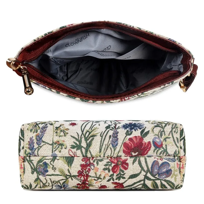 THE CLOWNFISH Linda Series Sling for Women Casual Ladies Single Shoulder Bag For Women Crossbody Bag for College Girls (Multicolour-Floral)