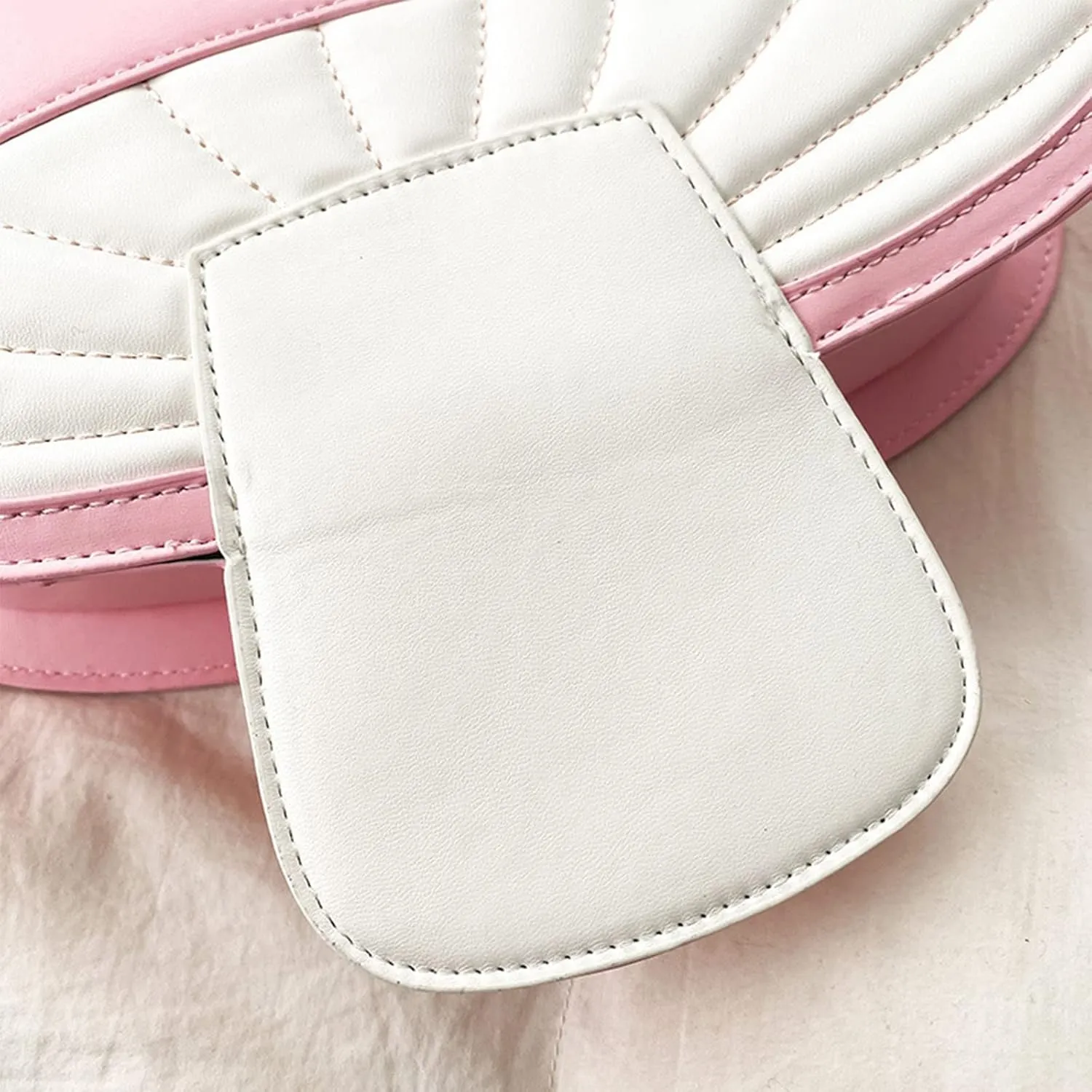 Thenopev Mushroom Shoulder Purses PU Leather Lovely Crossbody Bag for Girl Women Casual Purse Casual Summer Beach Handbag