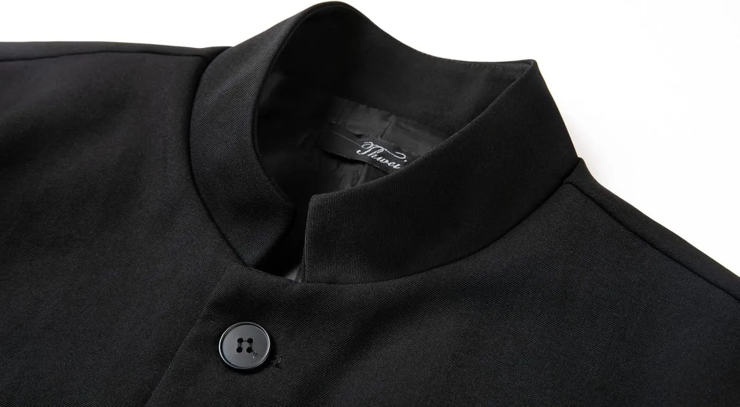 THWEI Mens Casual Suit Blazer Jackets Stand Collar Business Sport Coats
