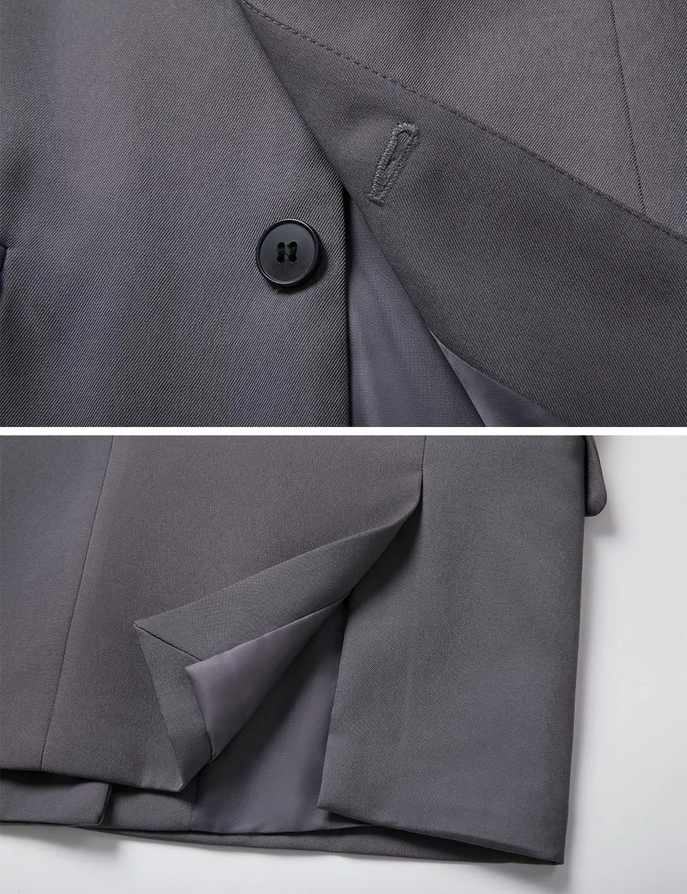 THWEI Mens Casual Suit Blazer Jackets Stand Collar Business Sport Coats
