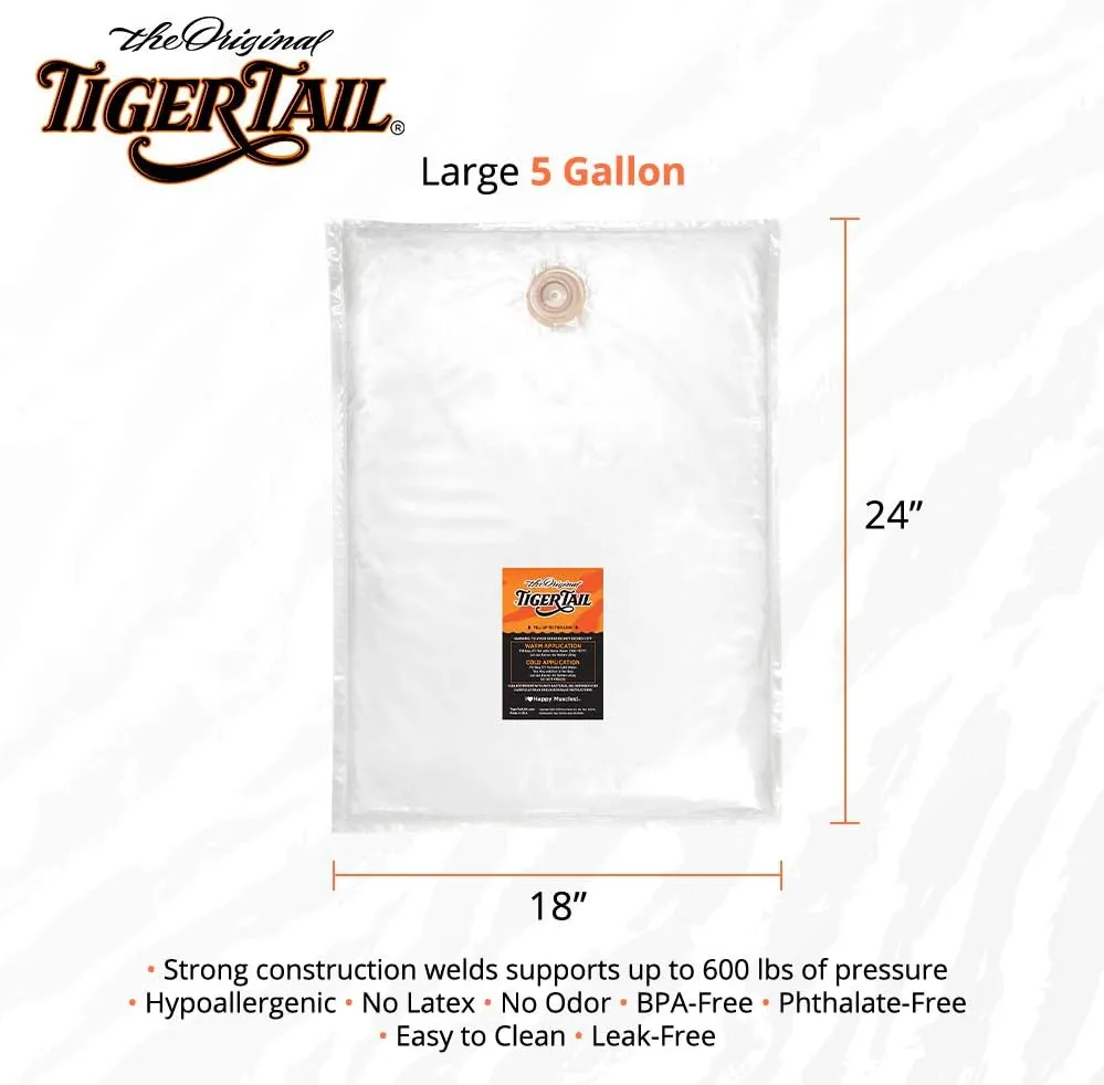 Tiger Tail DrySoak Hot Water Therapy Bag, Large (21" x 23"), Made in USA (Sister Brand Fomentek)