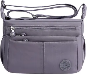 Tote Bag For Women Nylon Cloth Bag Shoulder Bag Lightweight Large Capacity Bag Pockets Casual Messenger Bag For Outdoor Y