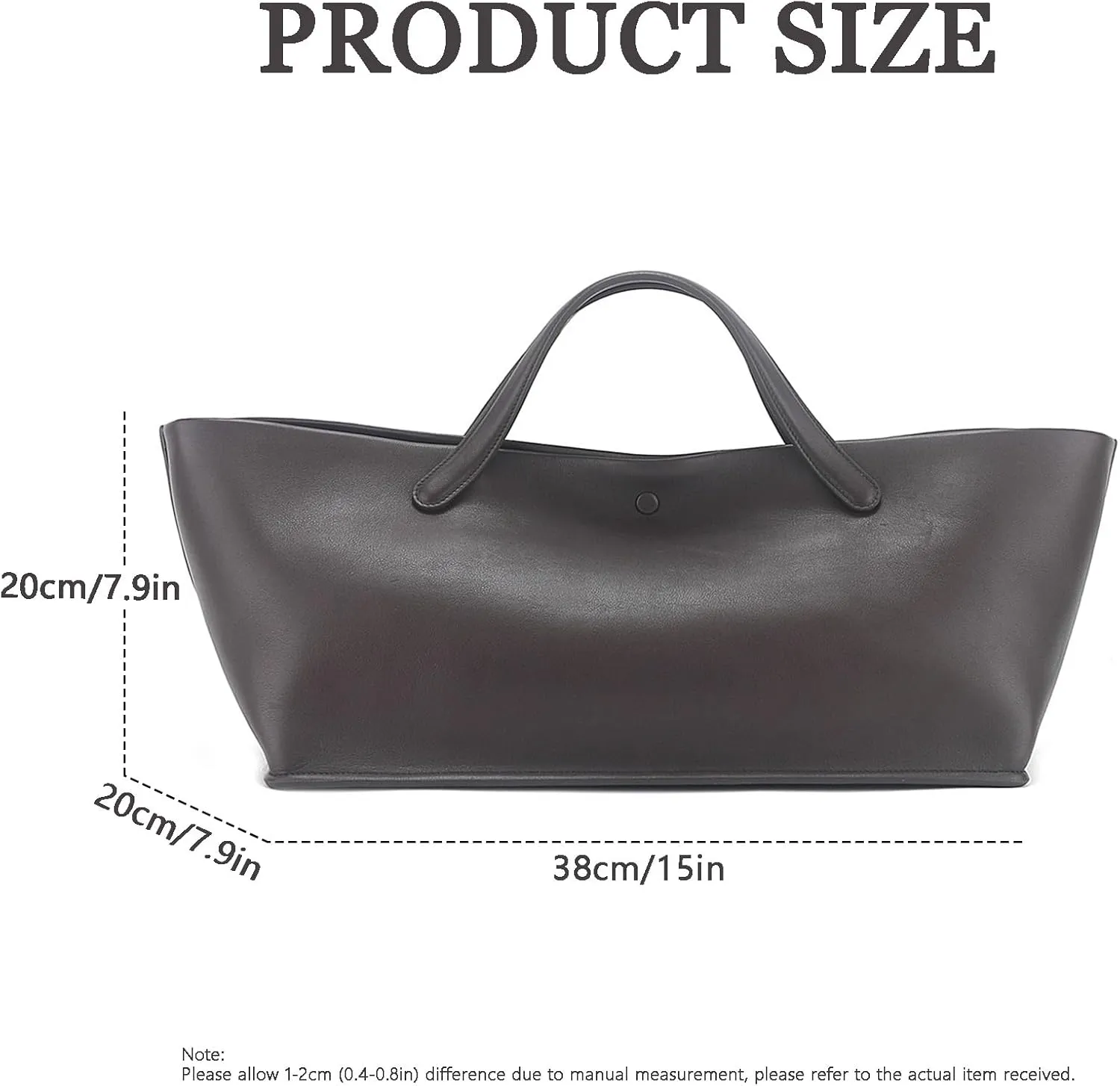 Tote Bag for Women,Genuine Leather Top Handle Handbag, Large Fashion Satchels, Lightweight Casual Hobo Purse.