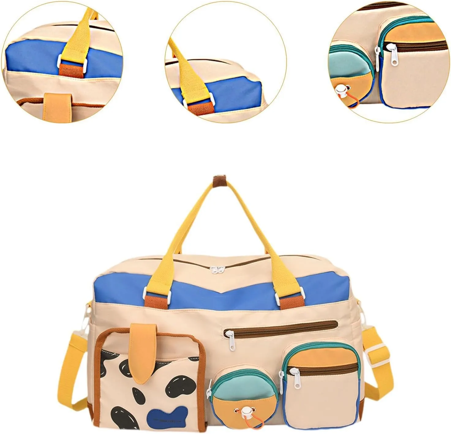 Travel Bag, Gym Bag, Large Bag, Luggage Bag, Shoulder Bag for Toiletries, Travel Bag for Shopping