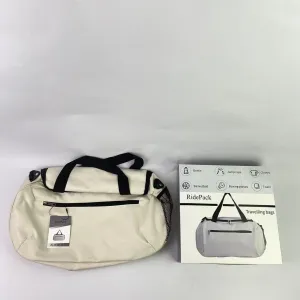 Travelling bags for Travel - 40L/21 Inches Duffel Bag Small Duffle Bag for Men Weekender Bag with Water Bottle Pocket for Travel Sports - White