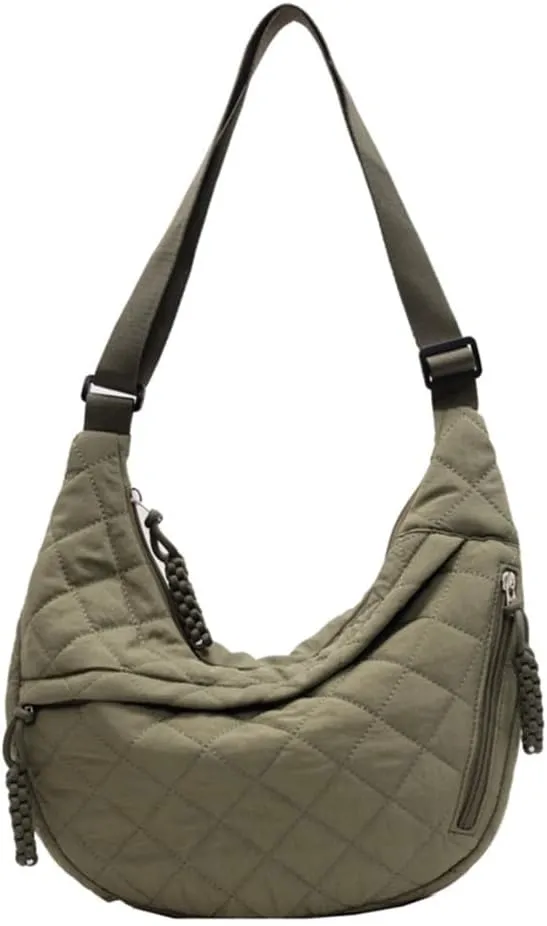 Trendy Handbag Lightweight Canvas Crossbody Purse Stylish Shoulder Bags with Adjustable Strap for Women and Students
