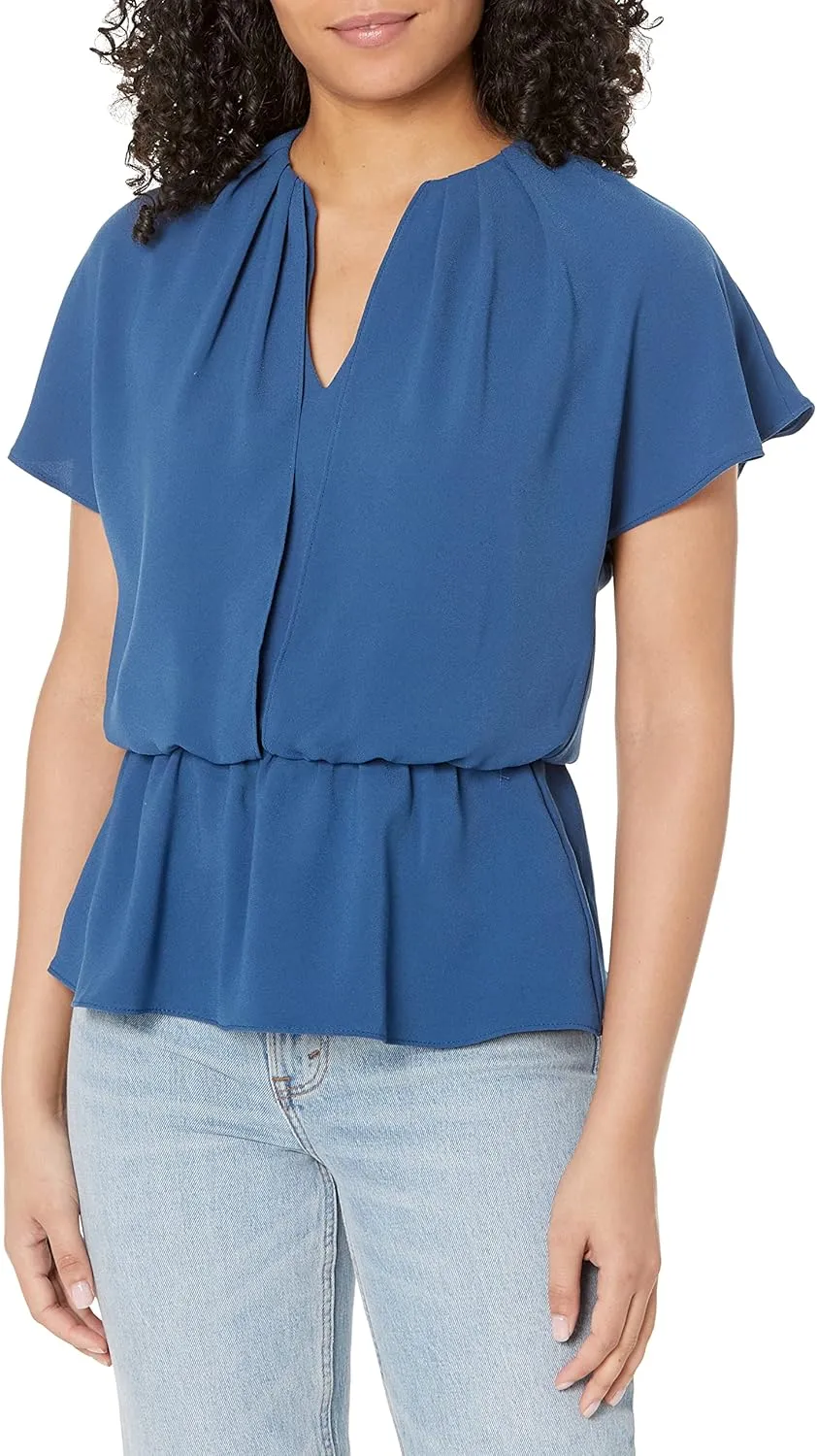 Trina Turk Women's Peplum Blouse