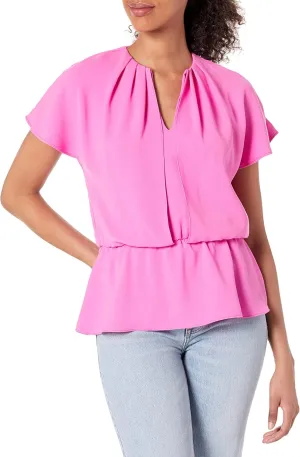 Trina Turk Women's Peplum Blouse
