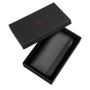 TUMI CFX Large Zip Around Travel Wallet Carbon
