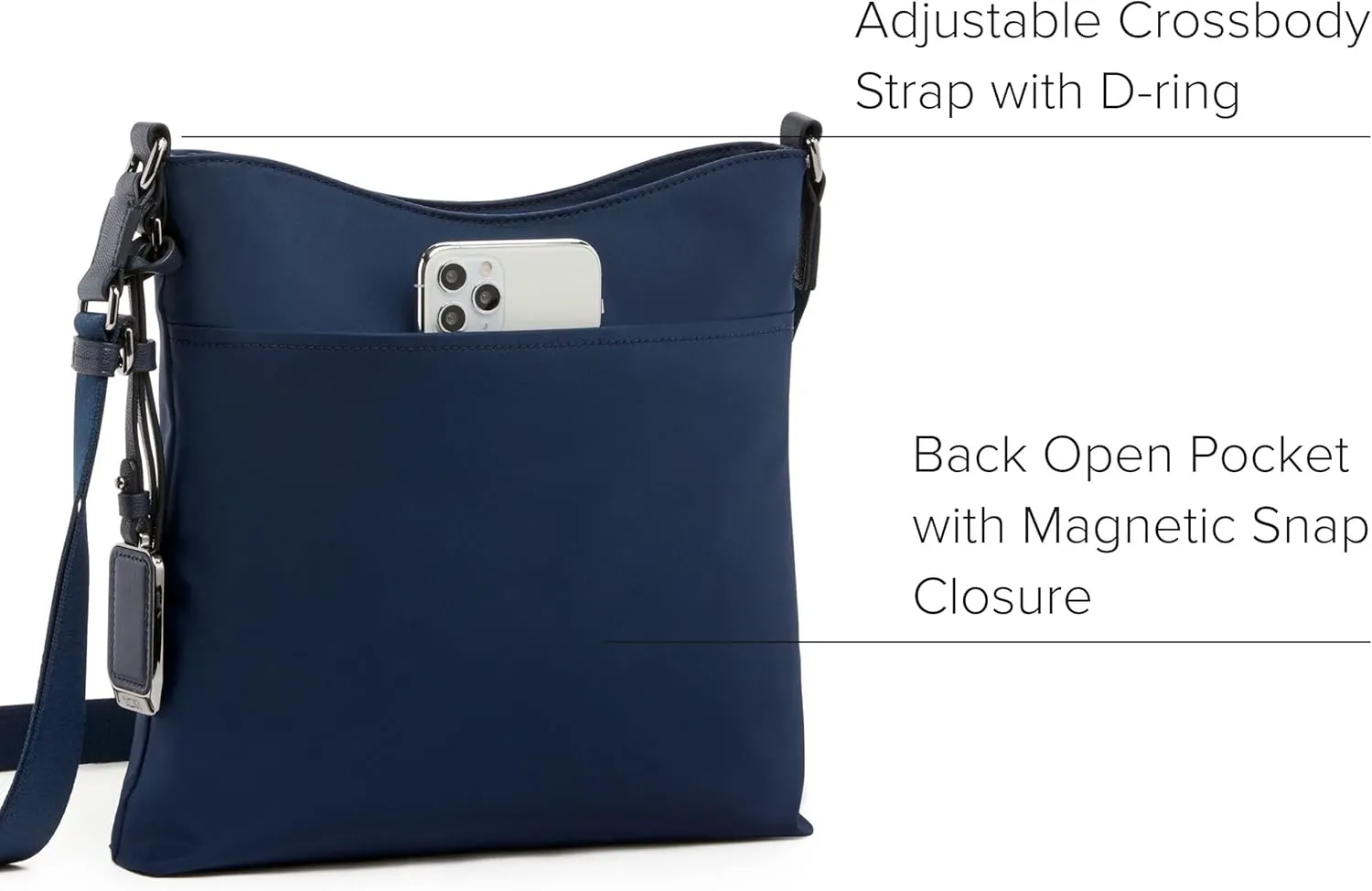 TUMI - Voyageur Tyler Crossbody - Nylon Crossbody Bag - Business, Travel Bag - Stain, Water-Resistant - Stylish Purse