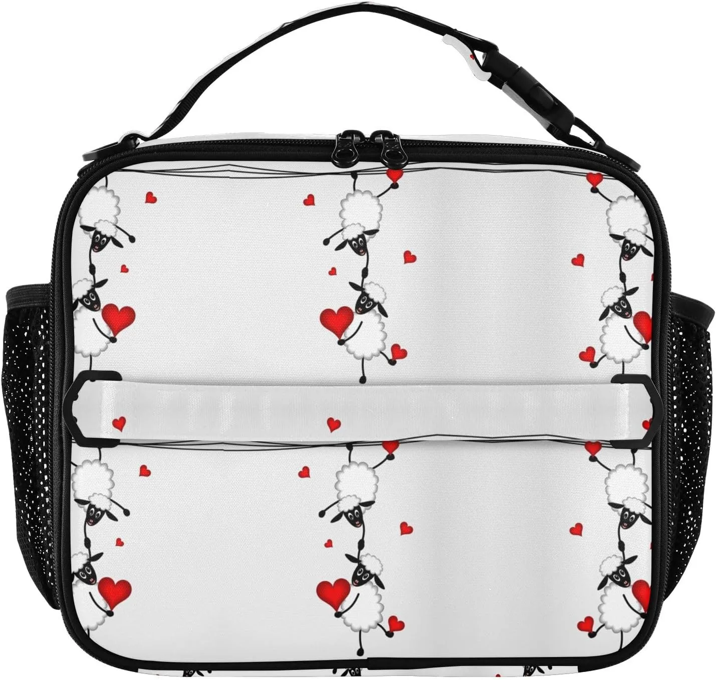 Two Way Handles Dining Bag Insulated Tote with Detachable Adjustable for Travel