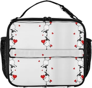 Two Way Handles Dining Bag Insulated Tote with Detachable Adjustable for Travel