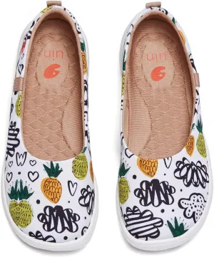 UIN Ballet Flats Shoes for Women Art Printed Wide Toe Casual Breathable Lightweight Slip On Women Loafers