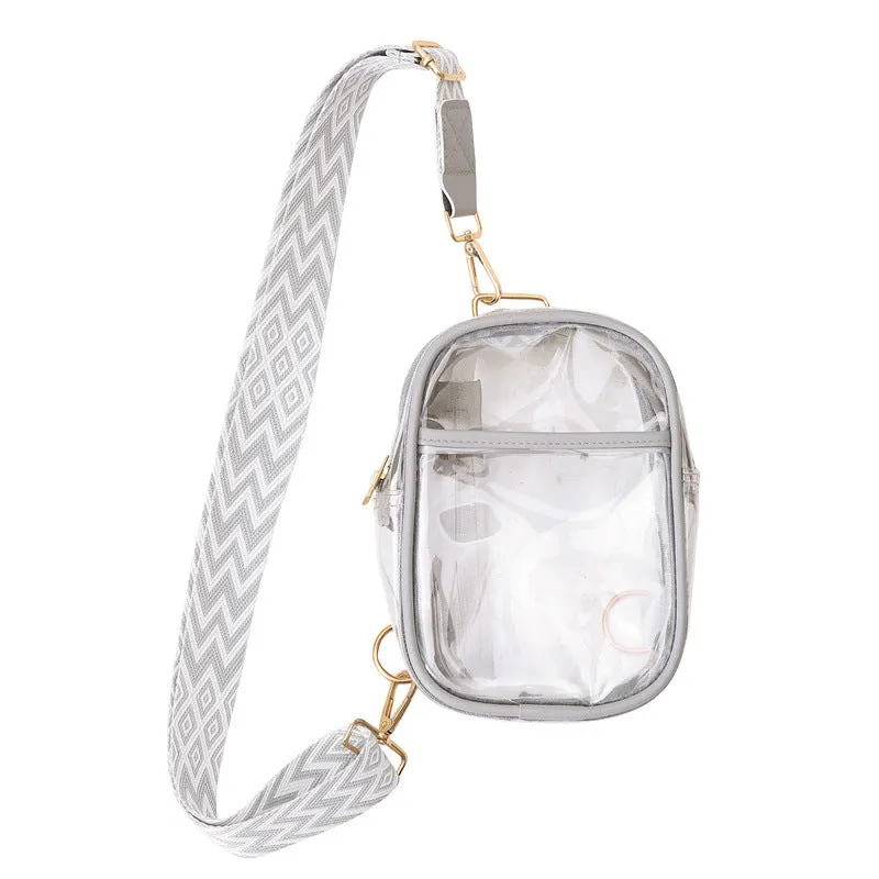 Unique Comfortable Transparent Style Trendy Beach Men's Chest Bags