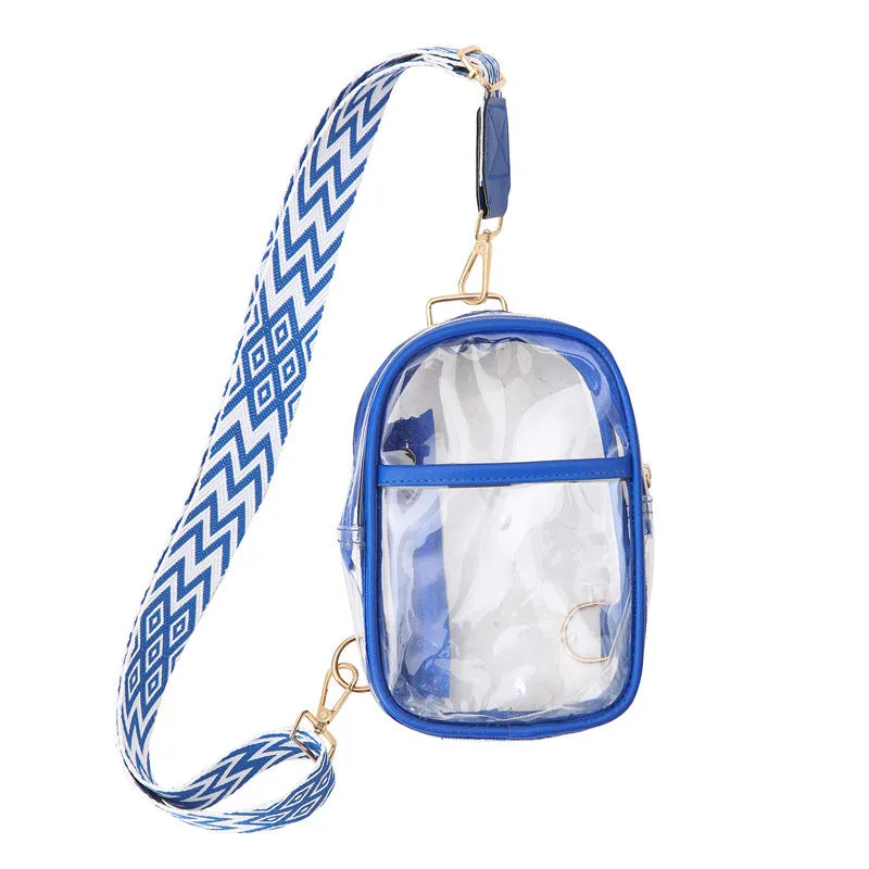 Unique Comfortable Transparent Style Trendy Beach Men's Chest Bags