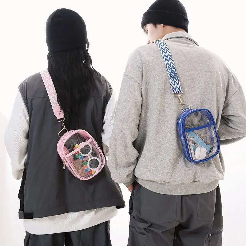 Unique Comfortable Transparent Style Trendy Beach Men's Chest Bags