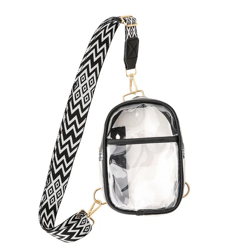 Unique Comfortable Transparent Style Trendy Beach Men's Chest Bags