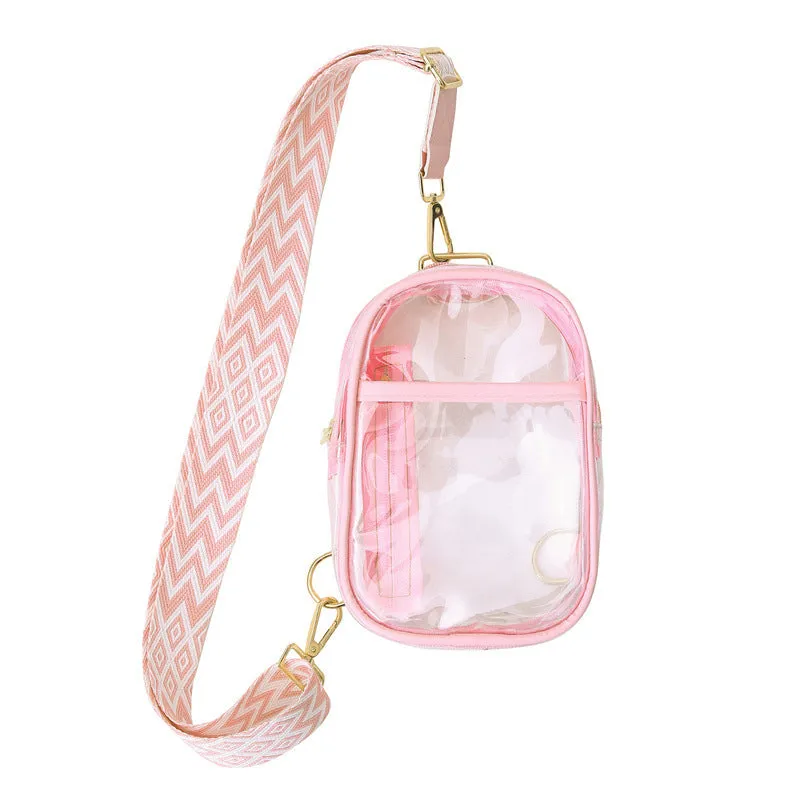 Unique Comfortable Transparent Style Trendy Beach Men's Chest Bags