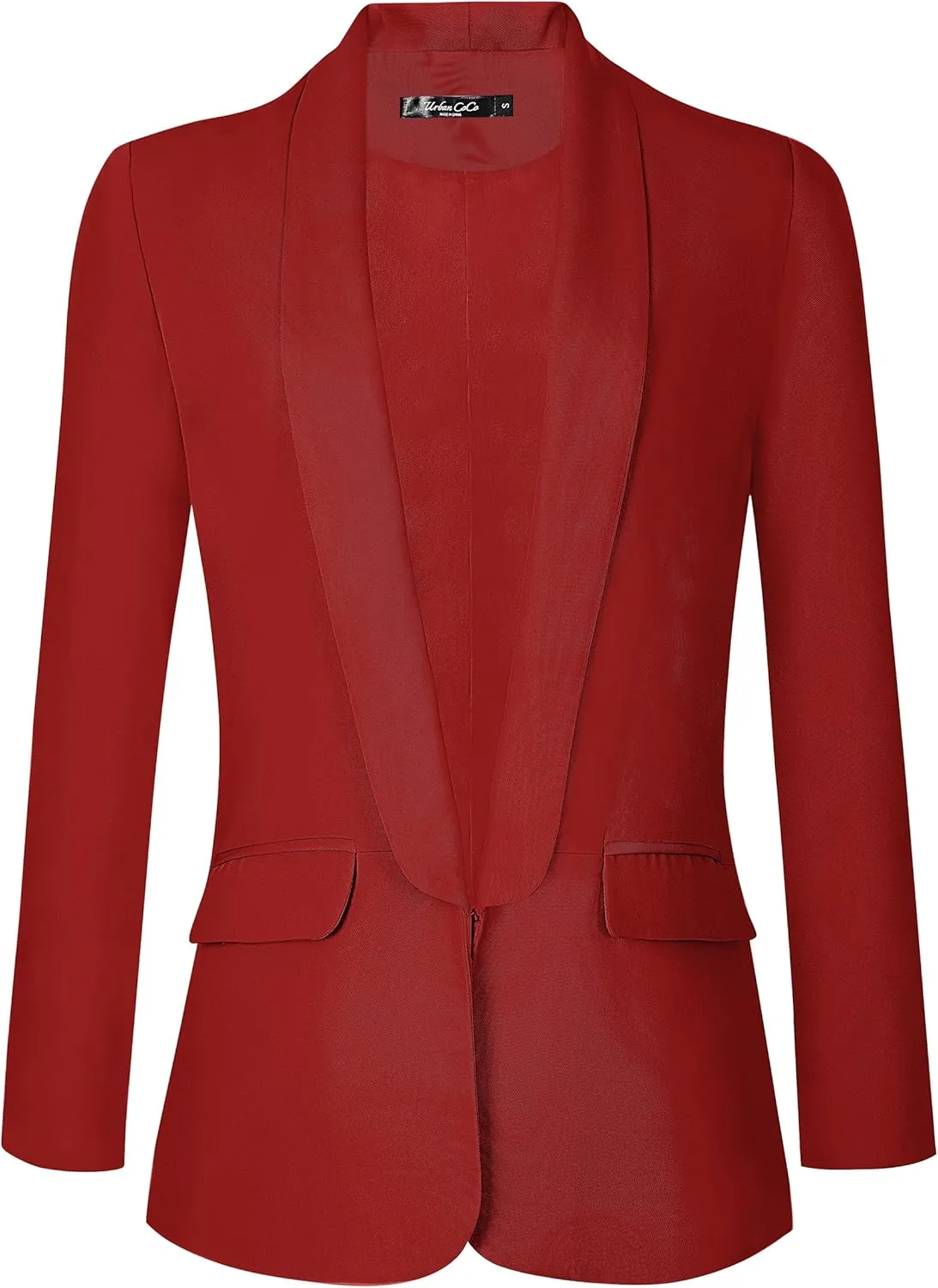 Urban CoCo Women's Office Blazer Jacket Open Front Womens Blazers for Work Professional