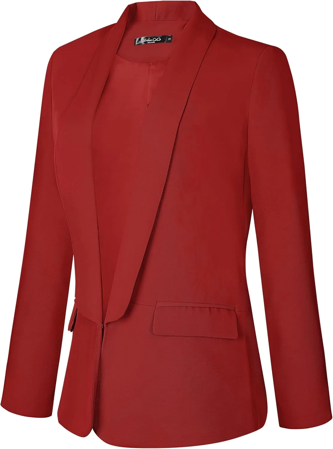 Urban CoCo Women's Office Blazer Jacket Open Front Womens Blazers for Work Professional