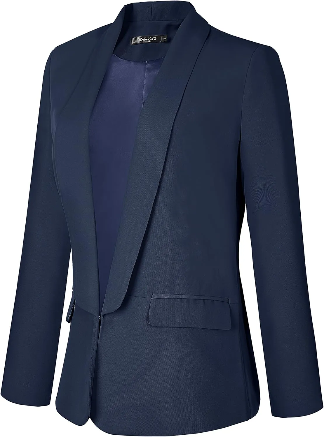 Urban CoCo Women's Office Blazer Jacket Open Front Womens Blazers for Work Professional