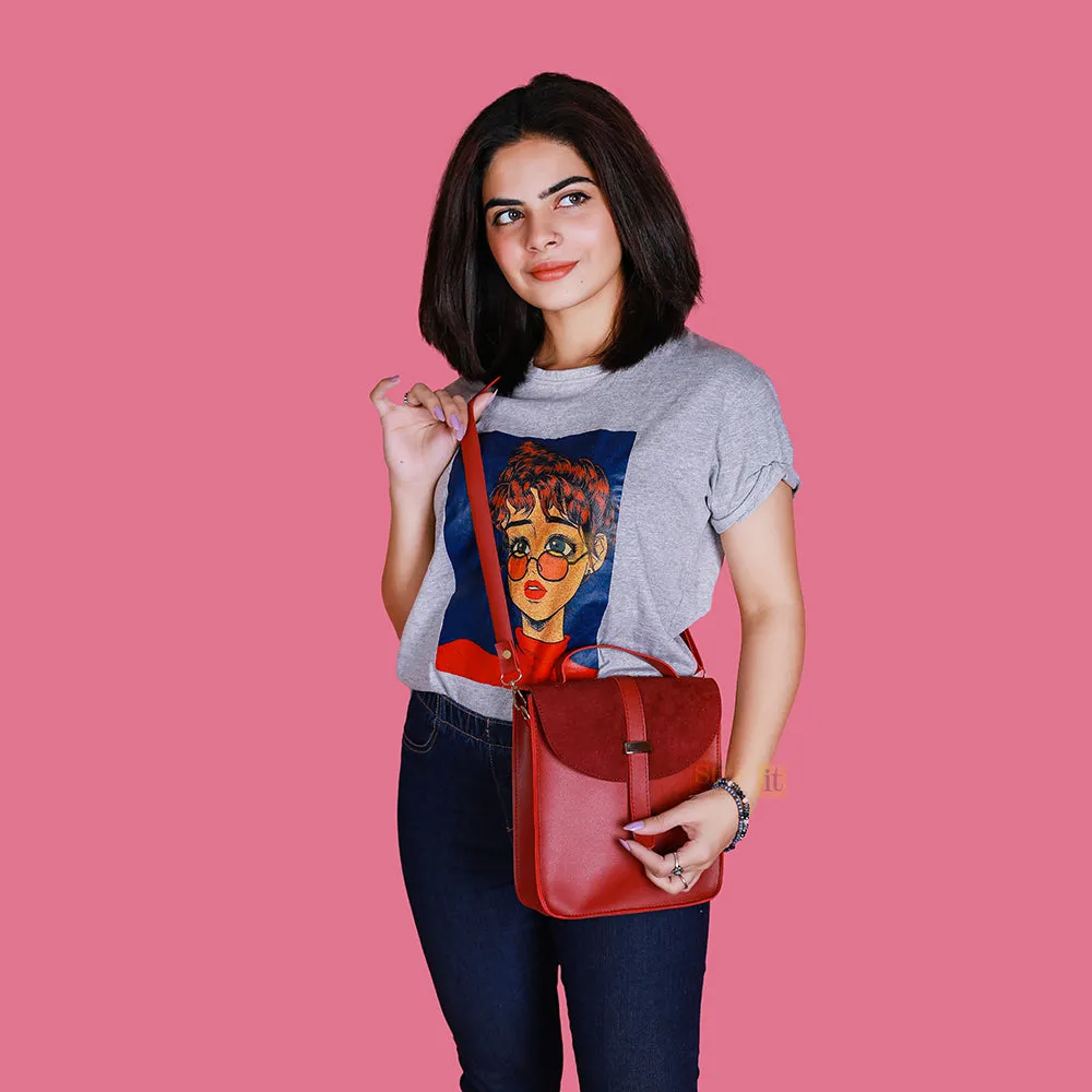 Urban Marron Crossbody Bag