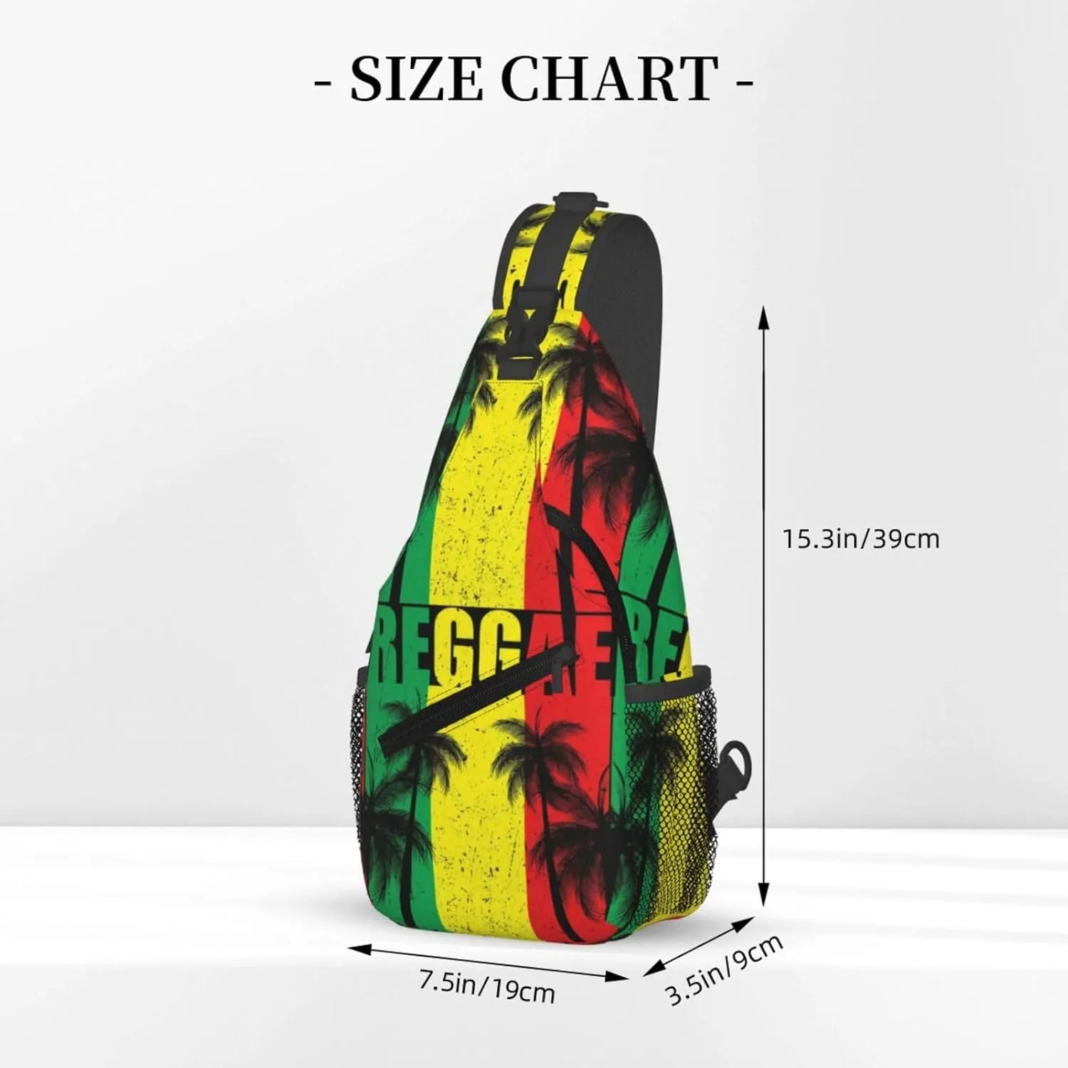 Us Virgin Islands Flag Sling Bag Adjustable Chest Bags Casual Crossbody Bag Travel Shoulder Backpack