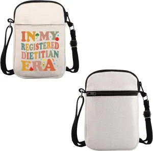 VAMSII RD Registered Dietitian Gift My Registered Dietitian Crossbody Bag Nutritionist Travel Bag Dietitian Graduation Gift