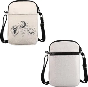 VAMSII Romance Book Inspired Gift Fantasy Book Fan Crossbody Bag Reader Reading Travel Bookish Merch