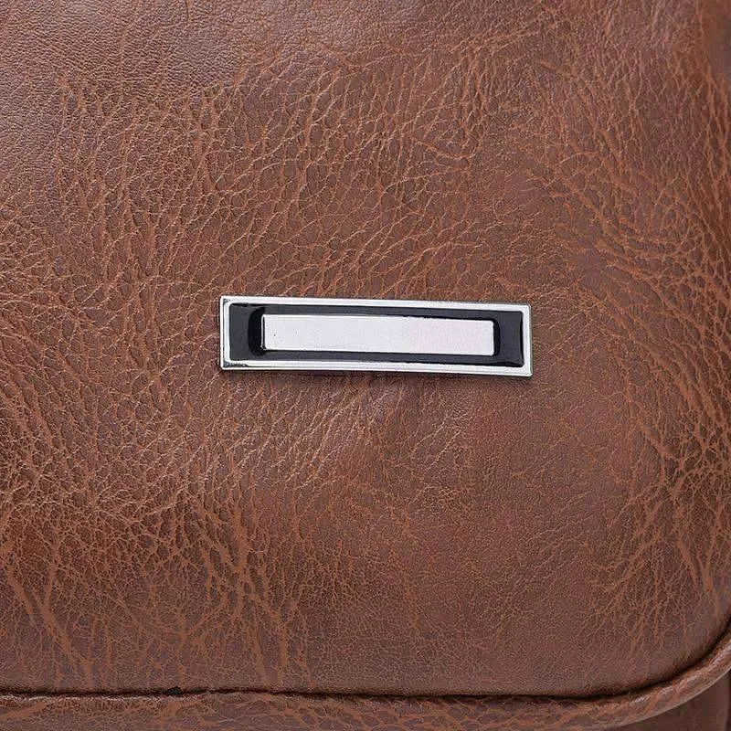 Versatile Leather Fashioned Oxford Soft Crossbody Bag for Men and Women