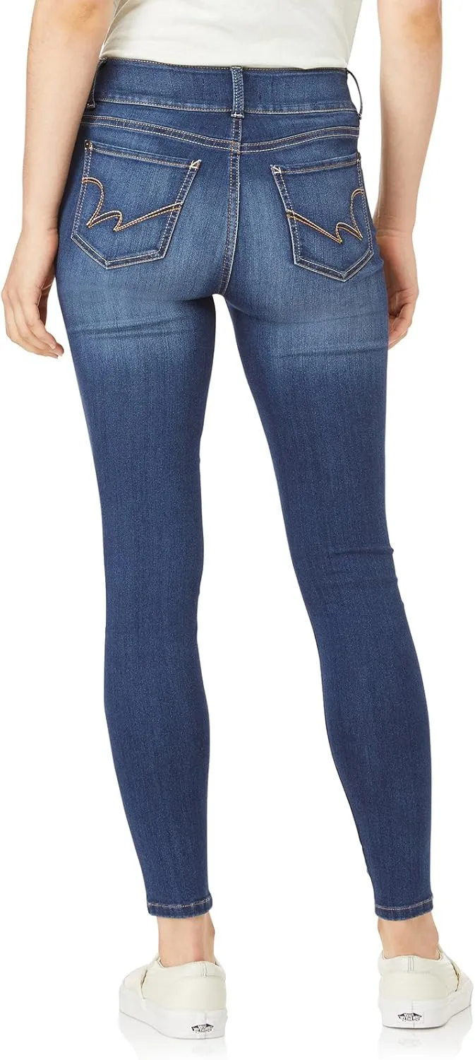 WallFlower Women's Ultra Fit Mid-Rise Insta Soft Denim Juniors Jeans (Also Available in Plus Sizes)