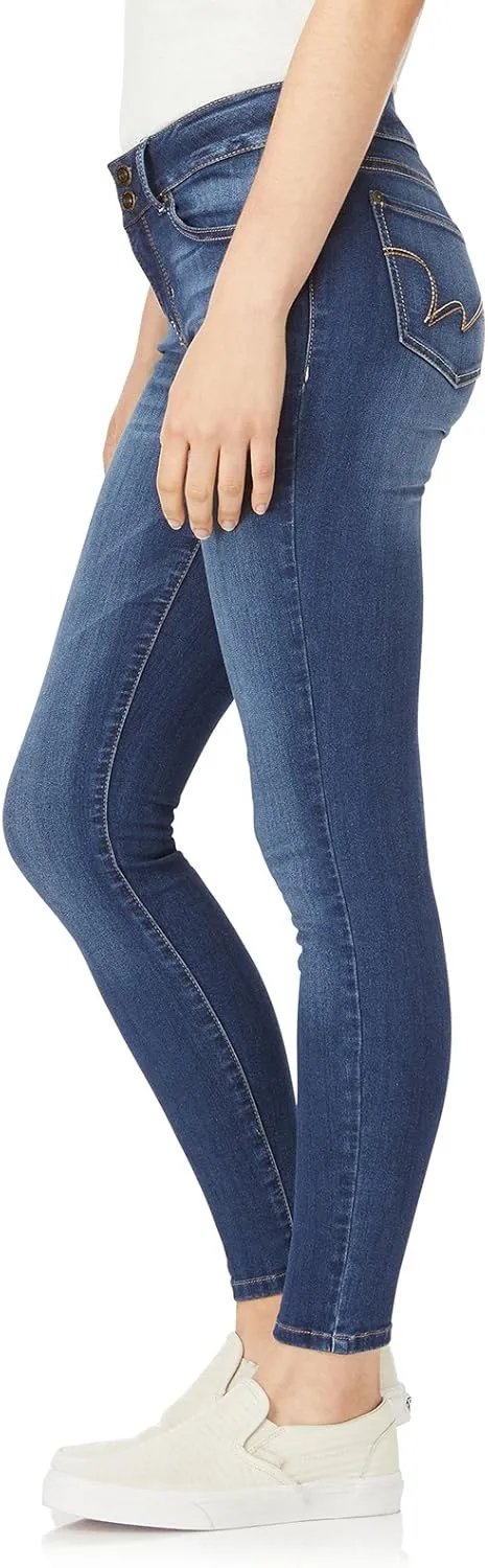 WallFlower Women's Ultra Fit Mid-Rise Insta Soft Denim Juniors Jeans (Also Available in Plus Sizes)