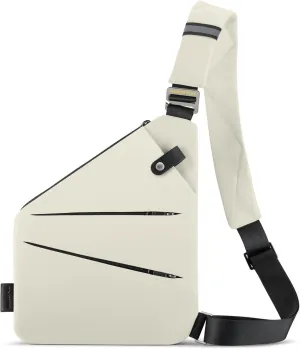 WANDER PLUS® Anti Theft Crossbody Travel Bag for Women Men, Multi-Pocket Crossbody Bag, Slim Sling Bag with Adjustable Strap