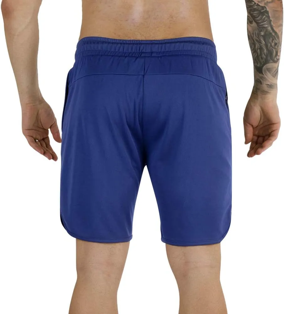 Wangdo Men's 7" Running Shorts with Zipper Pocket for Gym & Athletics