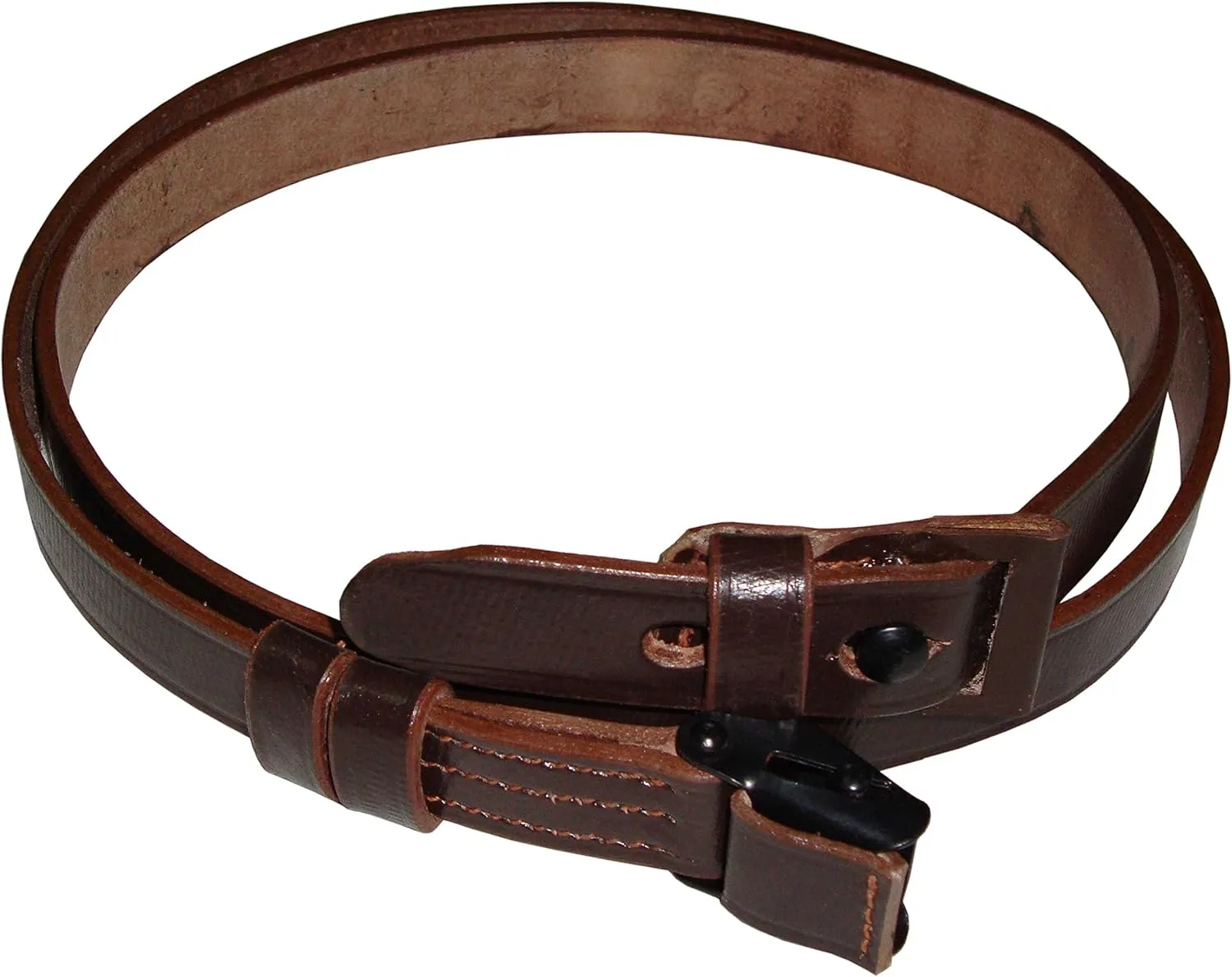 warreplica German mauser kar98k k98 Karabiner 98 Kurz M48 yugoslavian Yugo 7x57 8mm Mauser WWII Leather Sling - Reproduction