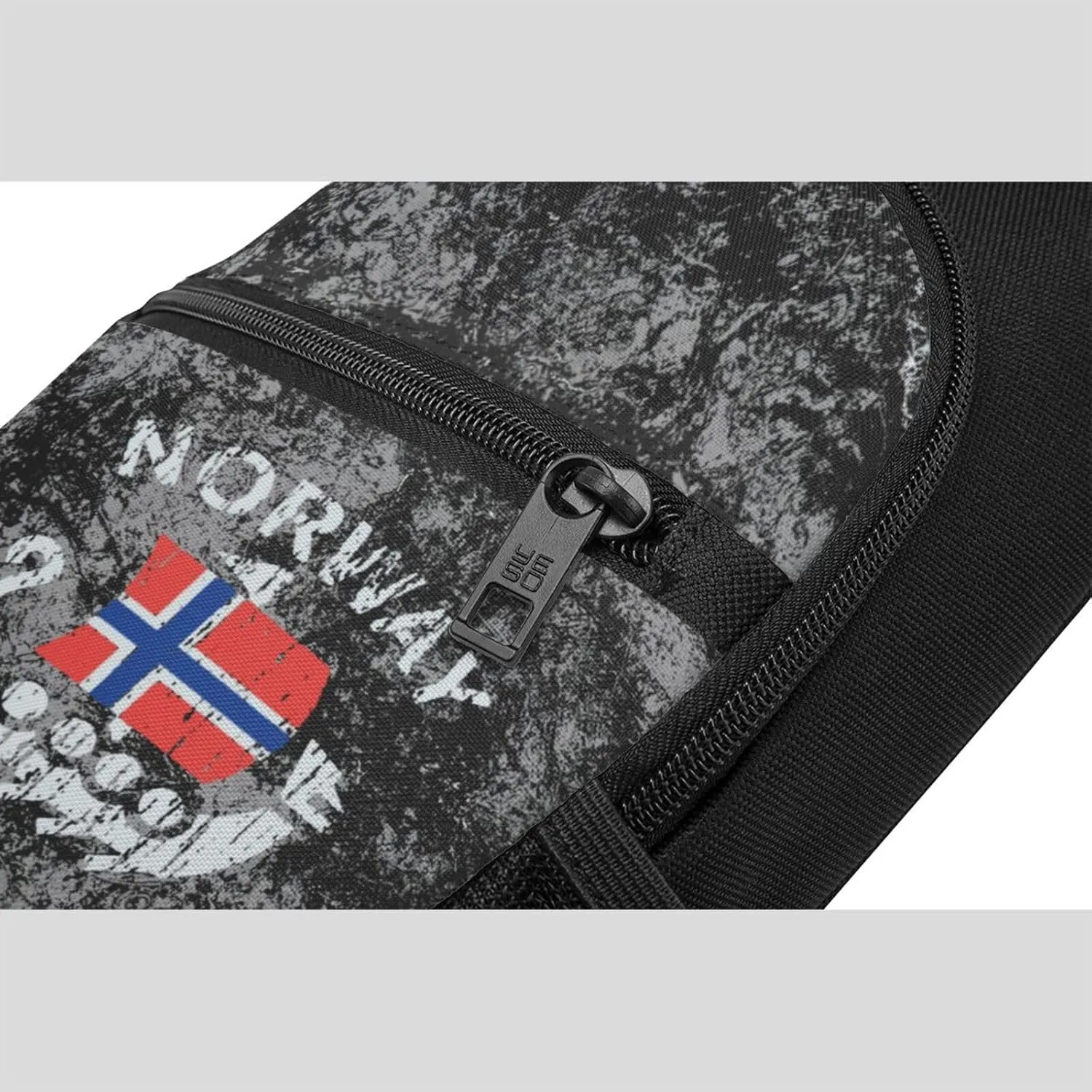 Washed Norwegian Flag Norway Dragon Boat Sling Bag Crossbody Backpack Shoulder Casual Daypack Bags for Men Women