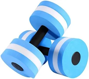 Water Dumbbell, EVA Water Aerobics Weights Dumbbell Foam Aquatic Barbell Hand Bars for Man Woman Swimming Pool Fitness Exercise