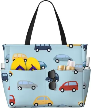 Waterproof Beach Bag for Women Sandproof Beach Tote Bags Large Capacity Swim Pool Bag Foldable Travel Duffel Bags