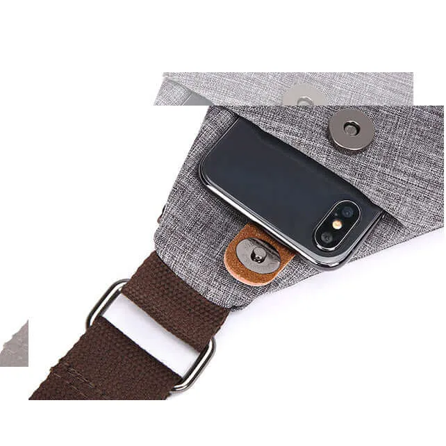 Waterproof Thin Sling Bag for Everyday Use | Stylish Chest Bag