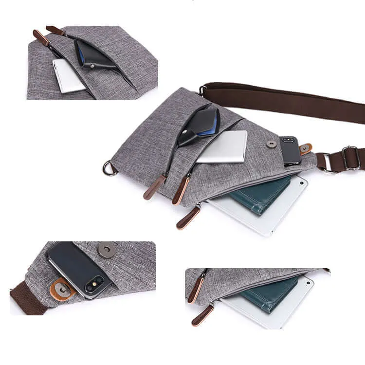 Waterproof Thin Sling Bag for Everyday Use | Stylish Chest Bag