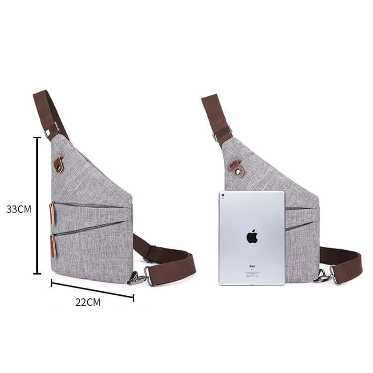 Waterproof Thin Sling Bag for Everyday Use | Stylish Chest Bag