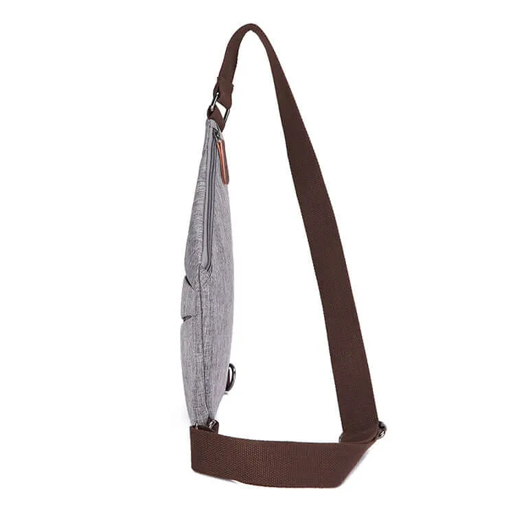 Waterproof Thin Sling Bag for Everyday Use | Stylish Chest Bag