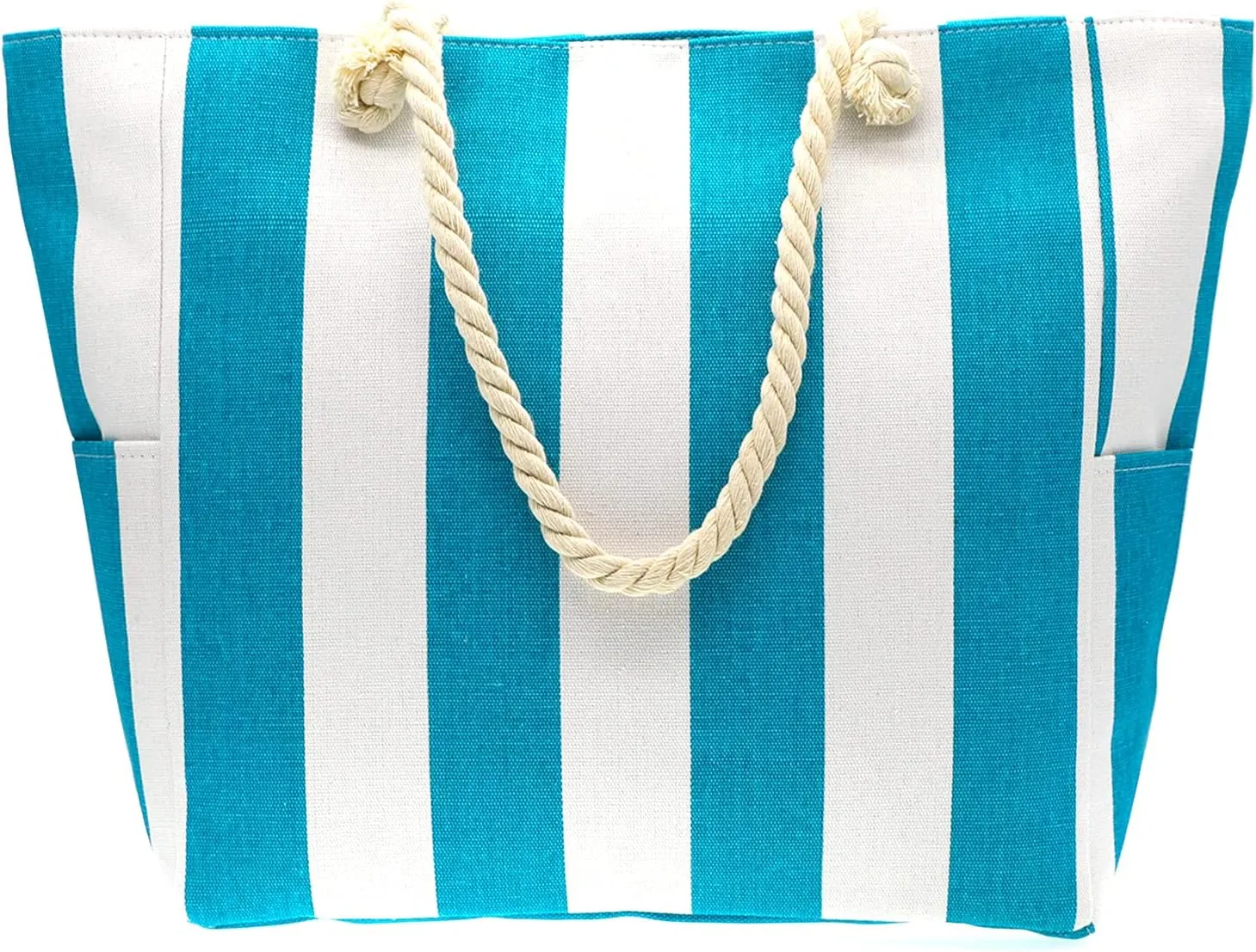 We We Large Beach Tote bag for Women Canvas Straw Tavel Tote Bag Waterproof Shoulder Bag Handbag for Gym Swim