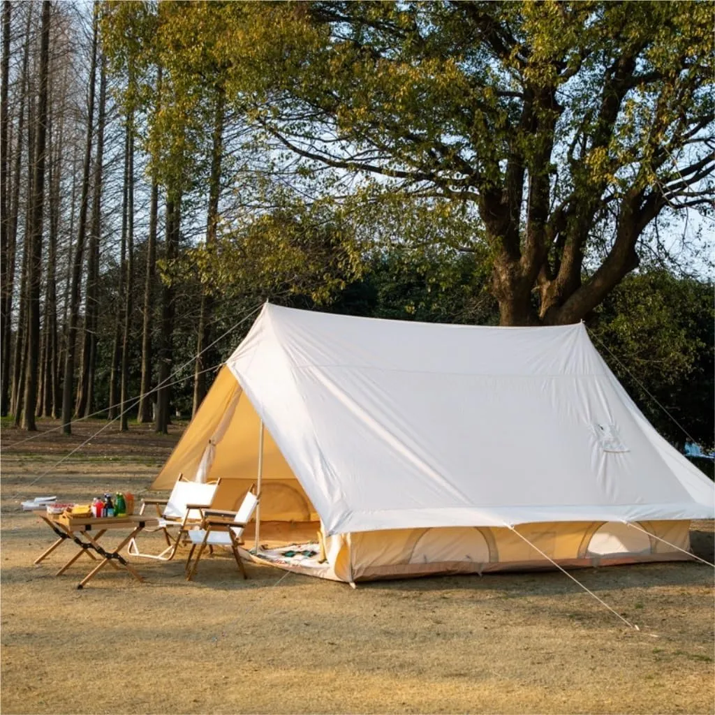 Weatherproof Tents Outdoor Camping Tent Portable Folding House Type Waterproof Thick Cotton Sunproof and Rainproof Family Tent Camping and Hiking Tents