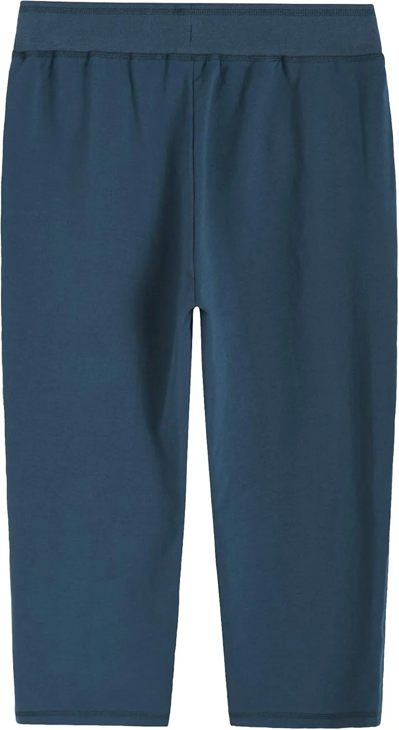 Weintee Women's Knit Sweatpants Capri Pants with Pockets