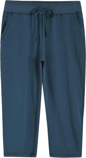 Weintee Women's Knit Sweatpants Capri Pants with Pockets