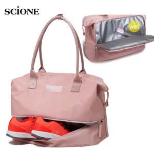 Wet Bags Sport Women Yoga Handbag Travel For Sustainable Bag Tas Fitness Gymtas Dry De Sports Shoes XA858WA Mat Sac Shoulder Training Gym Flash offer
