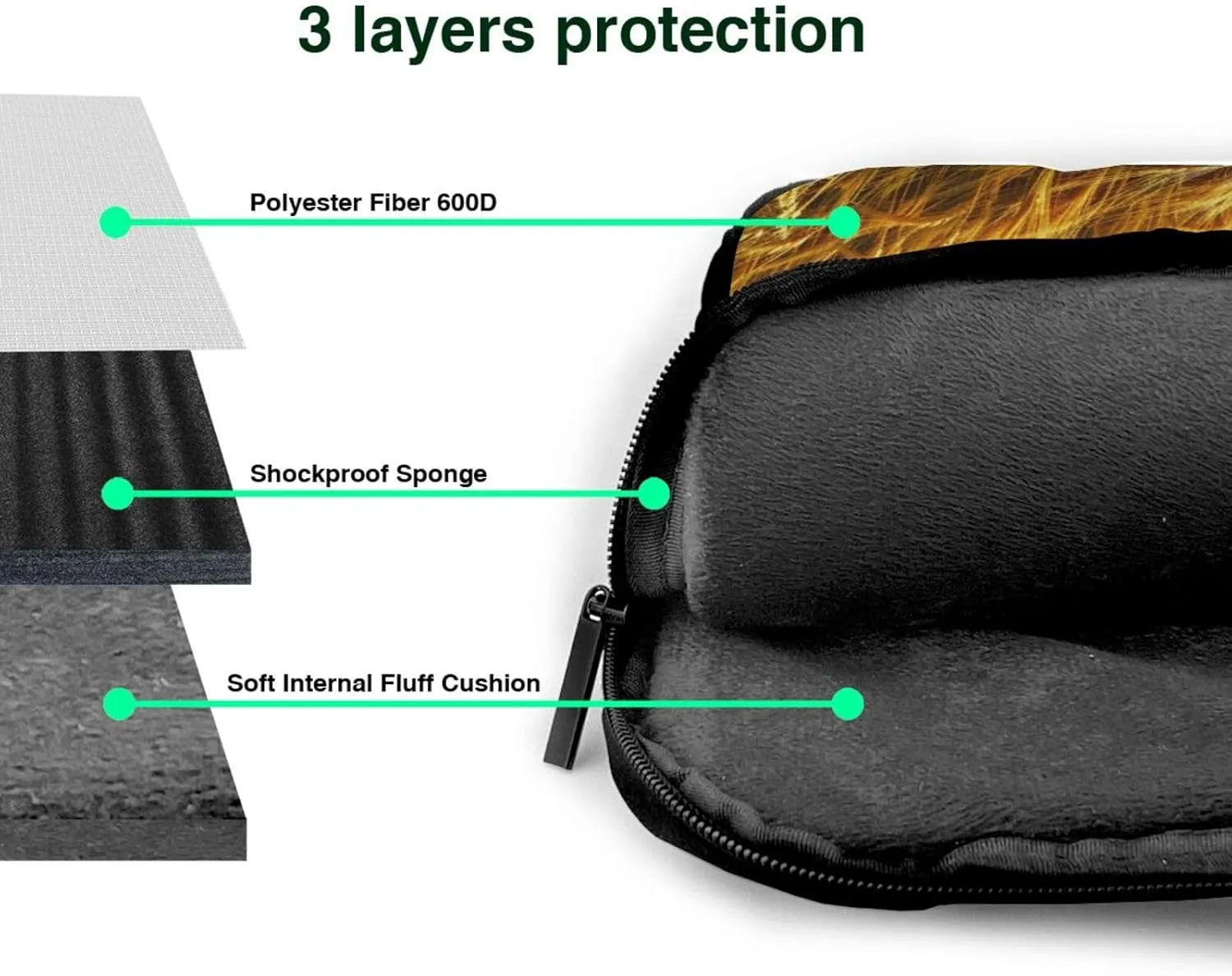 Wheat Field Printed Laptop Tote Bag Travel Business Computer Bag Work Bag for Men Women