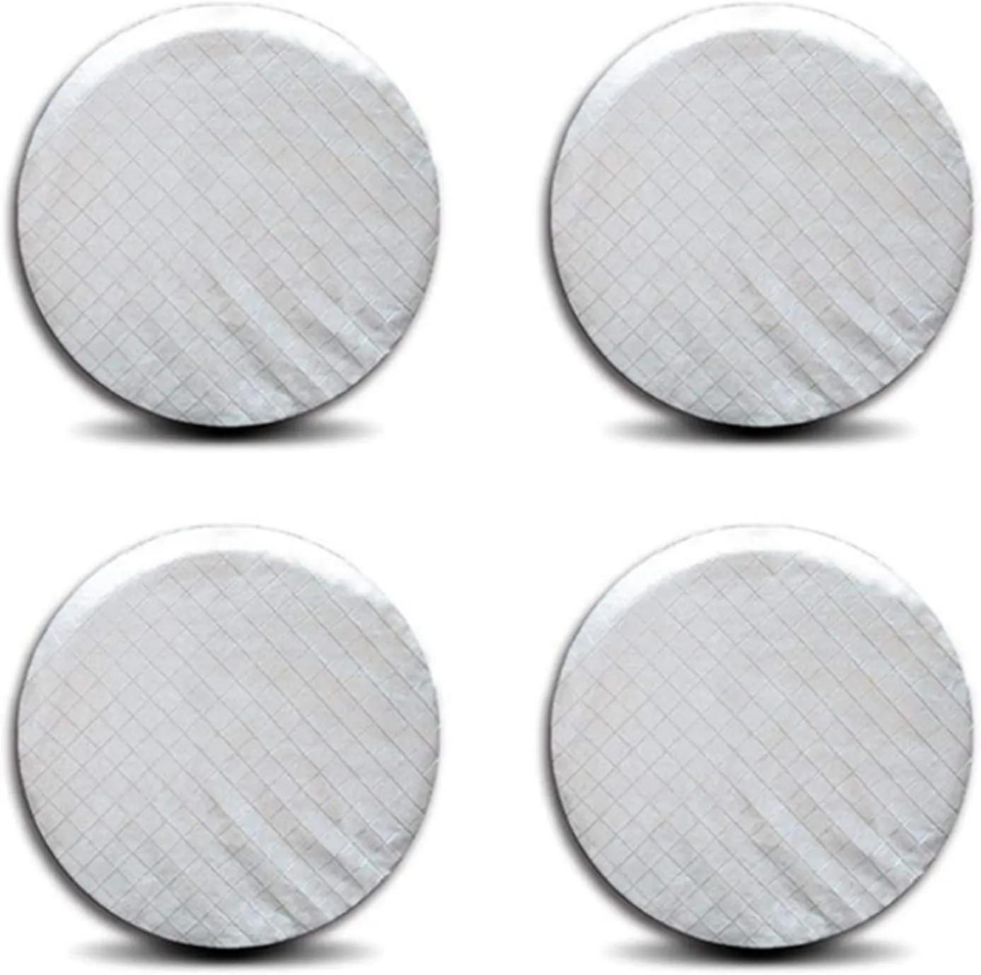 Wheels Protector Bag RV Tire Covers Waterproof Oxford Travel Trailer Camper Truck SUV Motorhome Waterproof Wheel Cover Sunproof Aluminum Film,4Pack for 23-26 inch Tires