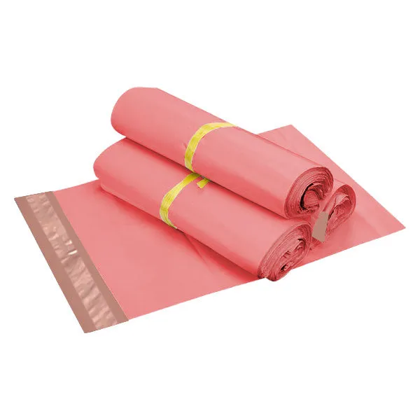 Wholesale 10,000pcs 255mm x 330mm   40mm Poly Mailing Courier Satchels - Light Pink